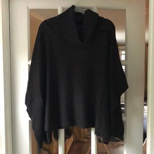 Loft cowl poncho sweater